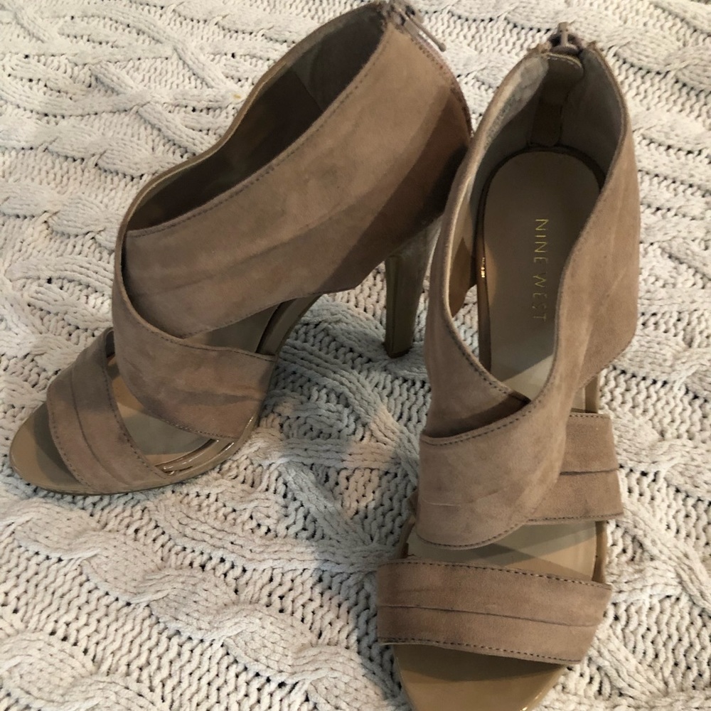 Nine West faux suede high heels